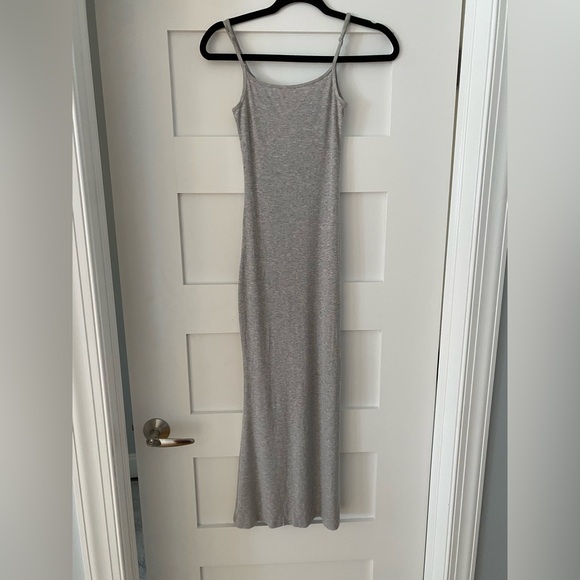 Aritzia The Group Luxe Lounge Retreat Cami Dress in gray - Picture 3 of 6